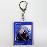 Anju Emma 86 Online Kiji Dengeki Bunko 30th Anniversary SNS Style Acrylic Key Chain Kujibikido Limited Prize C-6 Key Chain [USED]