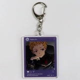 Grethe Wenzel 86 Online Kiji Dengeki Bunko 30th Anniversary SNS Style Acrylic Key Chain Kujibikido Limited Prize C-8 Key Chain [USED]