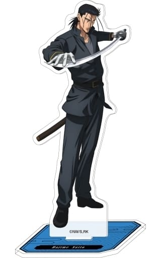 Hajime Saito Rurouni Kenshin: Meiji Kenkaku Romantan Acrylic Stand Acrylic Stands [USED]