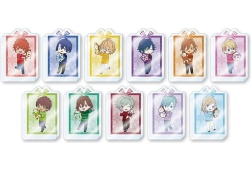 Otoya Ittoki, etc. Uta no Prince Sama Trading Acrylic Mascot Wonderful Winter Chibi Chara Ver. All 11 Types Set Key Chain [USED]