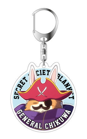 Chikuwa Shogun Laid-Back Camp Acrylic Key Chain Key Chain [USED]