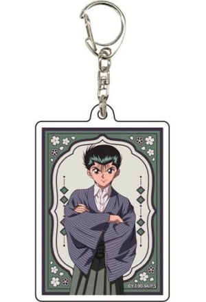 Yusuke Urameshi Yu Yu Hakusho Newly Drawn Illustration Acrylic Key Chain 15 Wayou Secchu Ver. Key Chain [USED]