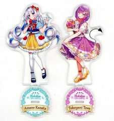 Kanata Amane Tokoyami Towa VTuber Hololive Acrylic Stand FamilyMart Exclusive Set of 2 Acrylic Stands [USED]