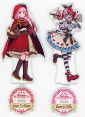 Mori Calliope Kureiji Ollie VTuber Hololive Acrylic Stand FamilyMart Exclusive Set of 2 Acrylic Stands [USED]