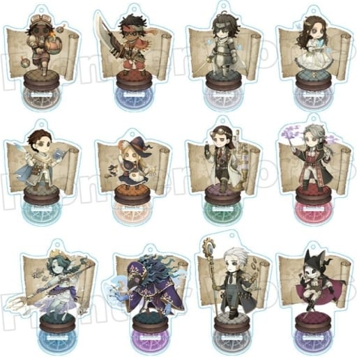 Offense, etc. Identity V Fantasy Series Trading Acrylic Stand Key Chain Vol.3 All 12 Types Set Key Chain [USED]
