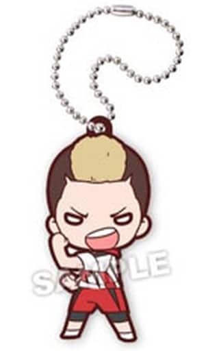 Taketora Yamamoto Haikyu!! Nitotan Karasuno VS Nekoma Rubber Mascot Key Chain [USED]
