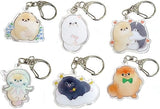 Popochi, etc. Fuwafuwa Pome no Popochi Acrylic Key Chain All 6 Types Set Key Ring [USED]