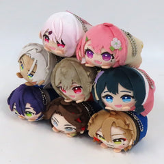 Akina Saegusa, etc. Vtuber Nijisanji Mochikororin Plush Mascot Gokurakuyu Raku Spa Limited All 8 Types Set Plush Toys [USED]