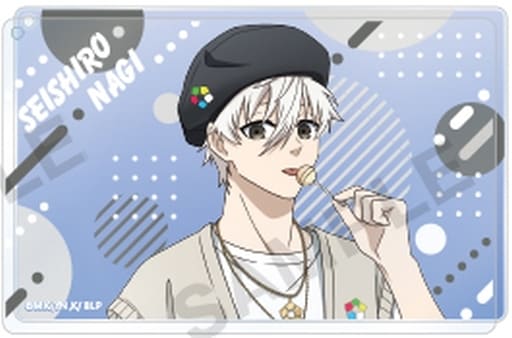 Seishiro Nagi B Blue Lock Trading Chararium Acrylic Key Chain Showtime!! Key Chain [USED]