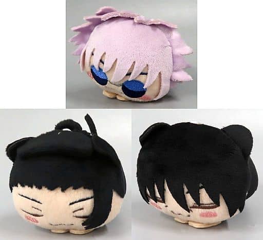 Suguru Getou, etc. Jujutsu Kaisen Kaigyoku Gyokusetsu Ohiruneko Mascot EX All 3 Types Set Key Chain [USED]
