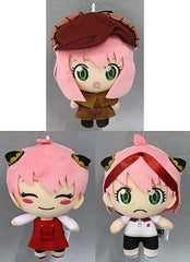 Anya Forger, etc. SPY x FAMILY Plush Mascot Motto Okigae Anya Forger All 3 Types Set Mascot [USED]