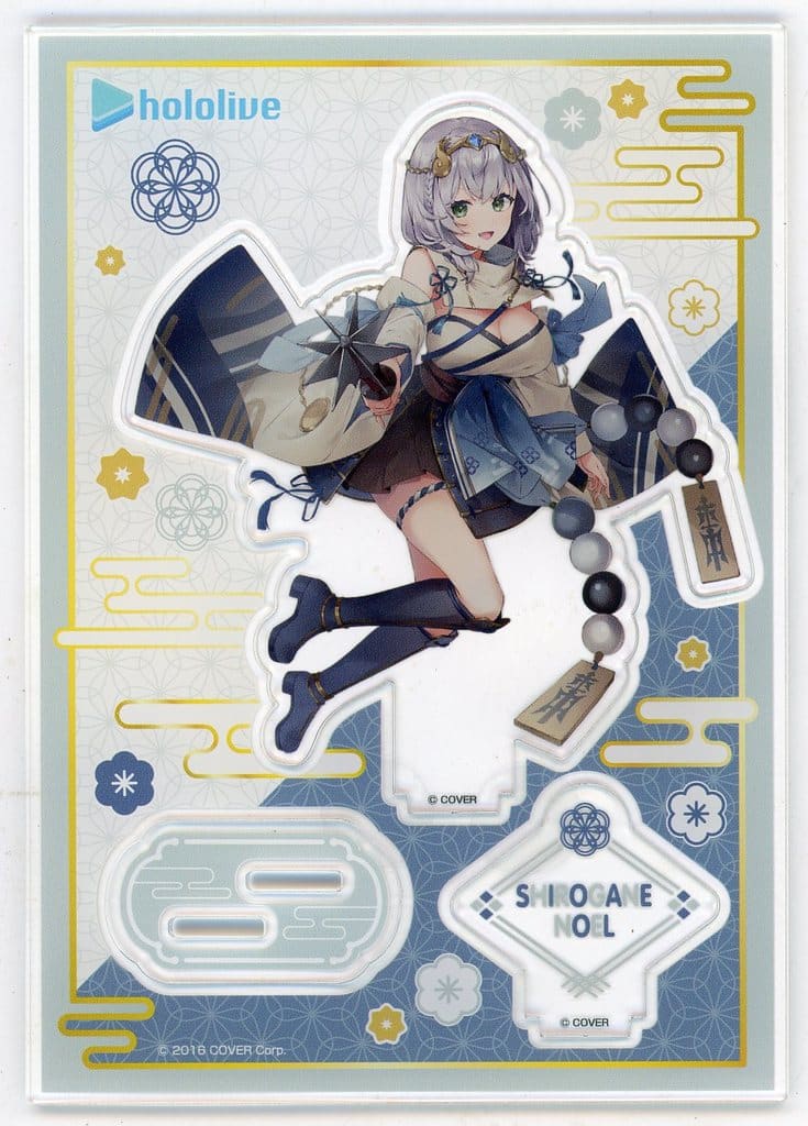 Shirogane Noel Seven Lucky Gods Outfit VTuber Hololive Acrylic Stand Post Office Limited Acrylic Stands [USED]