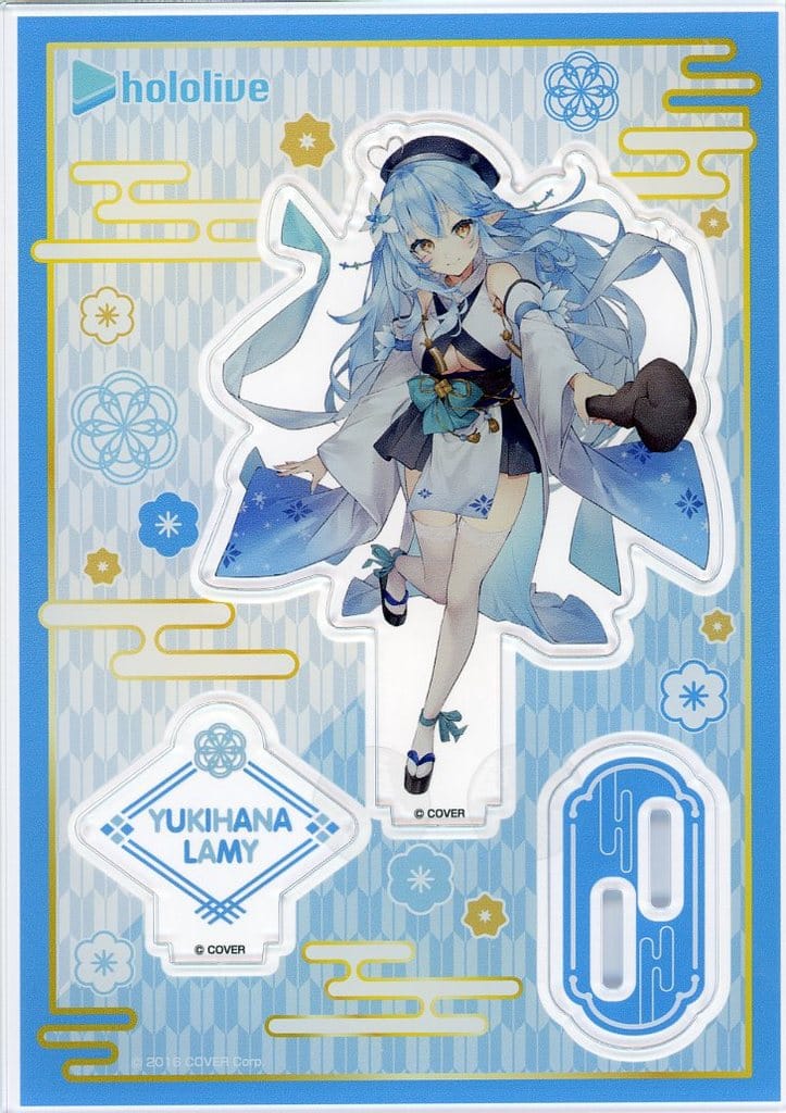 Yukihana Lamy Seven Lucky Gods Outfit VTuber Hololive Acrylic Stand Post Office Limited Acrylic Stands [USED]