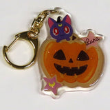 Lunar Pumpkin Sailor Moon Halloween Keychain 2018 Sailor Moon Store Limited Key Chain [USED]