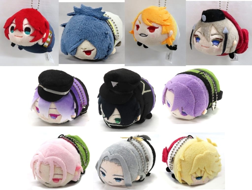 Toshiro Shinano, etc. Touken Ranbu ONLINE Mochimochi Mascot Vol.8 All 10 Types Set Key Chain [USED]