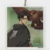 Levi Attack on Titan Waku Doki Kuji Fly to Next Hope Ver. Acrylic Key Chain Prize I Key Chain [USED]