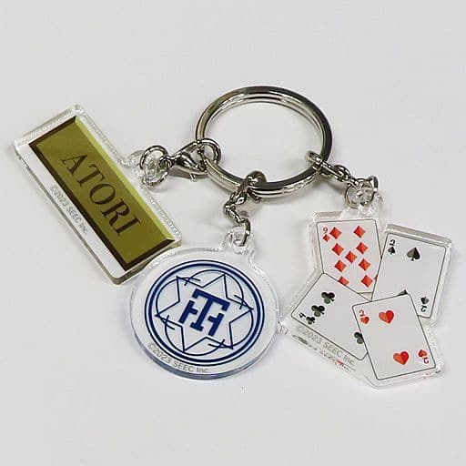 Haruto Atori Trump Ver. Tasokare Hotel Re:Newal Kujibikido Online Kiji Three Motif Charms Prize B-5 Charm [USED]
