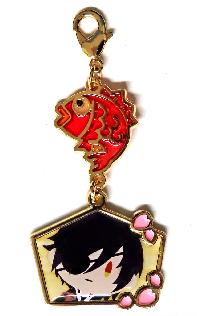 Shokudaikiri Mitsutada Touken Ranbu ONLINE Otomo Sanpo Metal Charm Collection B 9th Anniversary of Service Launch Umakuiku Fair Limited Charm [USED]