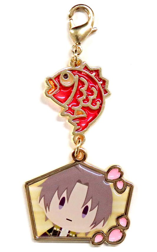 Heshikiri Hasebe Touken Ranbu ONLINE Otomo Sanpo Metal Charm Collection D 9th Anniversary of Service Launch Umakuiku Fair Limited Charm [USED]