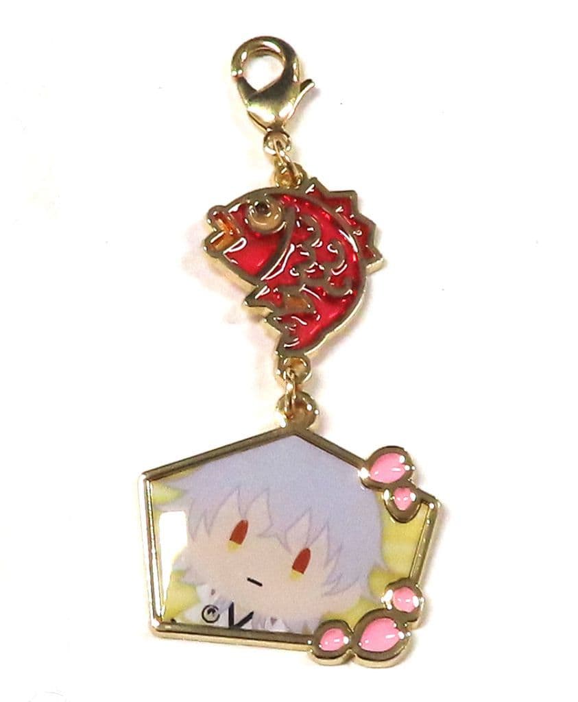 Tsurumaru Kuninaga Touken Ranbu ONLINE Otomo Sanpo Metal Charm Collection D 9th Anniversary of Service Launch Umakuiku Fair Limited Charm [USED]