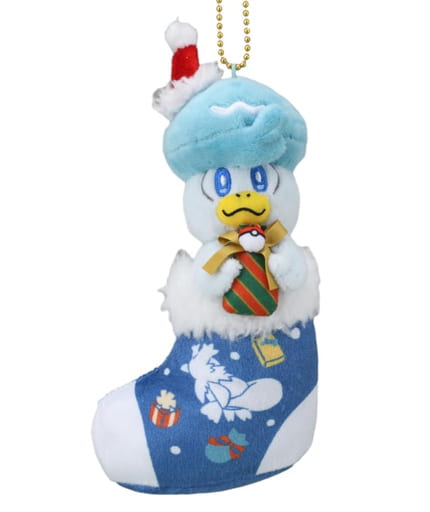 Quaxly Pokemon Plush Mascot Paldea's Christmas Market Pokemon Center Limited Mascot [USED]
