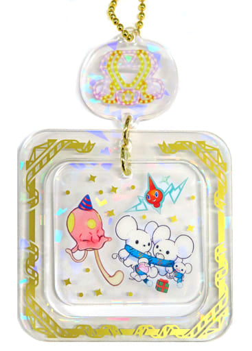 Toedscool Maushold Rotom Pokemon Terastal Ornament Collection Paldea's Christmas Market Pokemon Center Limited Key Chain [USED]