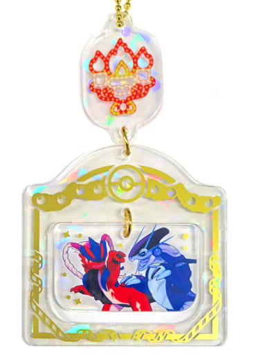 Koraidon Miraidon Pokemon Terastal Ornament Collection Paldea's Christmas Market Pokemon Center Limited Key Chain [USED]