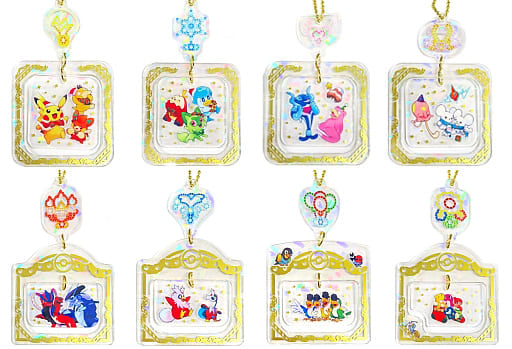 Pikachu, etc. Pokemon Terastal Ornament Collection Paldea's Christmas Market Pokemon Center Limited All 8 Types Set Other-Goods [USED]