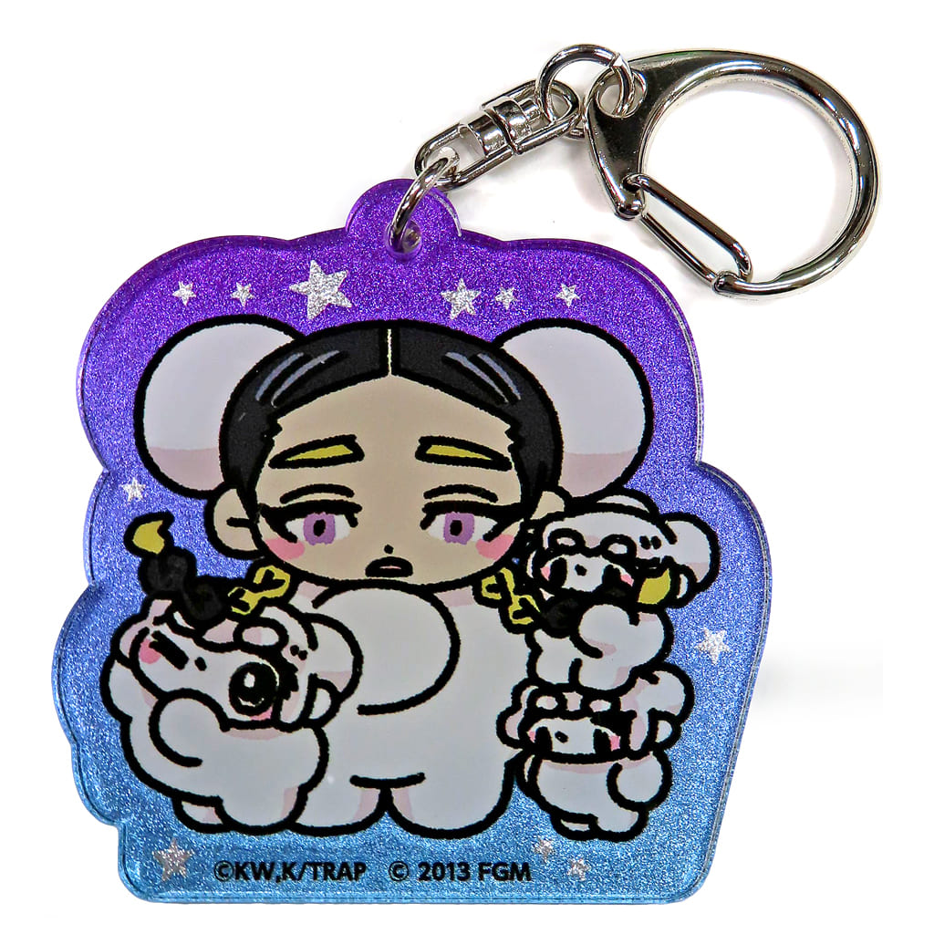 Ran Haitani Tokyo Revengers Kirakira Acrylic Key Chain Omochi Alien Ver. animate Girls Festival 2023 Limited Key Ring [USED]