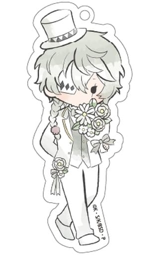 Nikolai G. Bungo Stray Dogs Retro Chikku Acrylic Key Chain Flower Ver. Key Chain [USED]