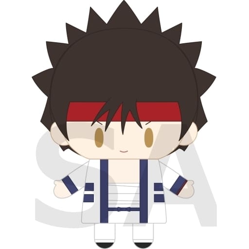Sanosuke Sagara Rurouni Kenshin: Meiji Kenkaku Romantan PUPPELA Finger Mascot Collection Key Chain [USED]