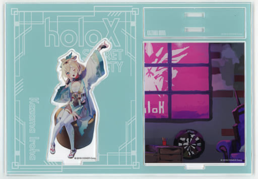 Kazama Iroha VTuber Hololive Acrylic Stand holoX animate Conquest Fair & Only Shop 2023 Exclusive Acrylic Stands [USED]
