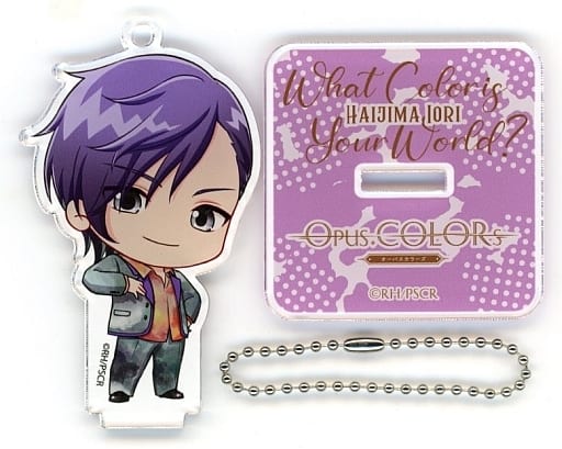 Iori Haijima Opus.Colors Trading Acrylic Stand Key Chain Art Mini Eisen High School Festival Pascara Art Festival Limited Key Chain [USED]
