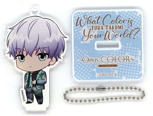 Takumi Yura Opus.Colors Trading Acrylic Stand Key Chain Art Mini Eisen High School Festival Pascara Art Festival Limited Key Chain [USED]