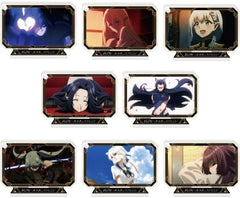 Shadow, etc. The Eminence in Shadow Trading Acrylic Stand Key Chain All 8 Types Set Key Chain [USED]