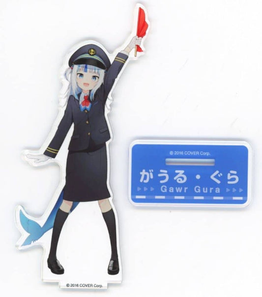 Gawr Gura VTuber Hololive Acrylic Stand Tokyo Station Ver. Limited Time Official Shop in Tokyo Station Limited Acrylic Stands [USED]