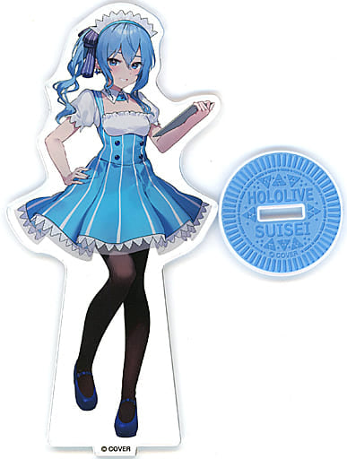 Hoshimachi Suisei Lawson Maid Outfit VTuber Hololive Acrylic Stand LAWSON Limited Acrylic Stands [USED]