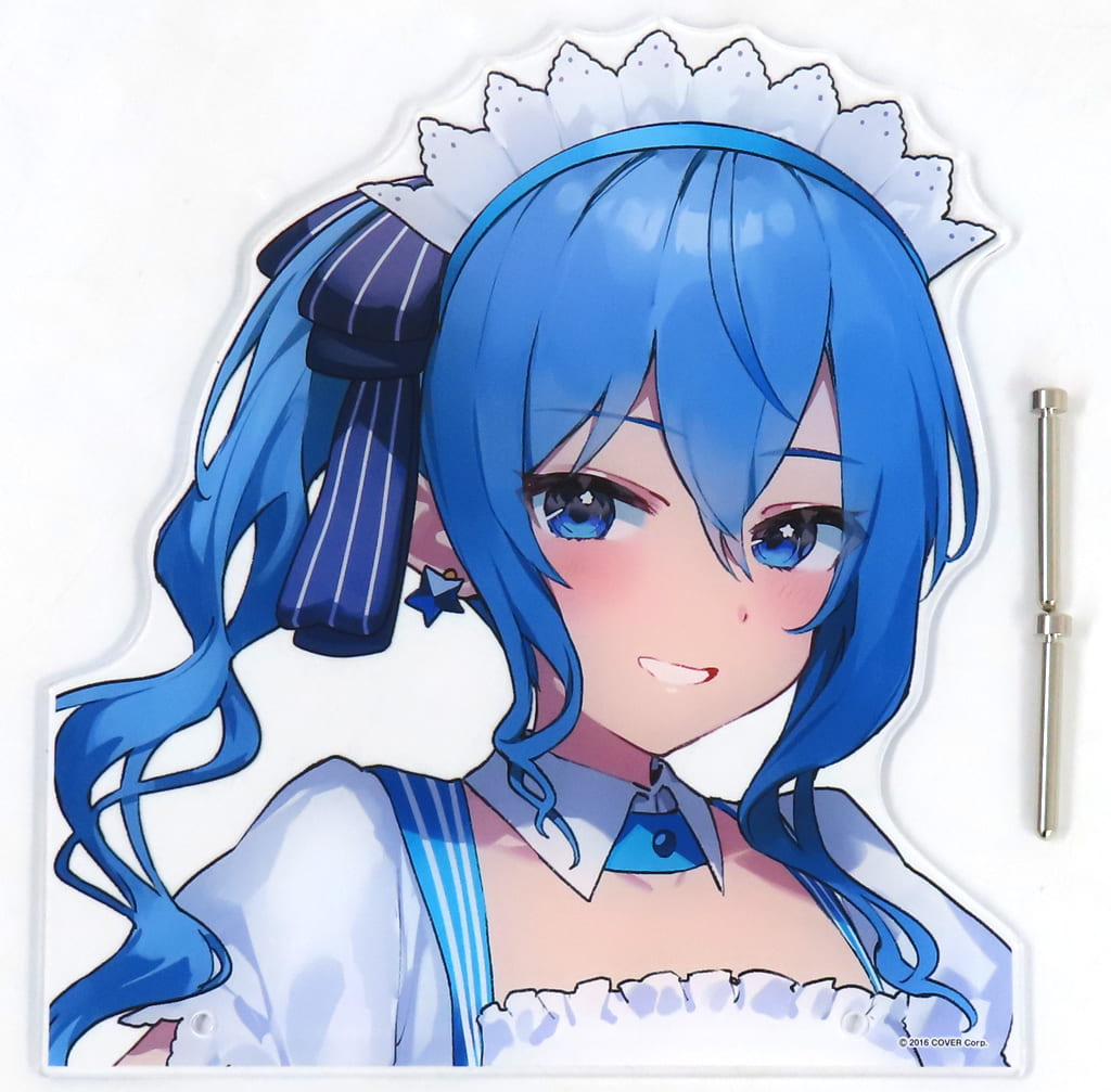 Hoshimachi Suisei Lawson Maid Outfit VTuber Hololive Big Face Acrylic Stand Lawson Loppi HMV & Books Online Limited Acrylic Stands [USED]