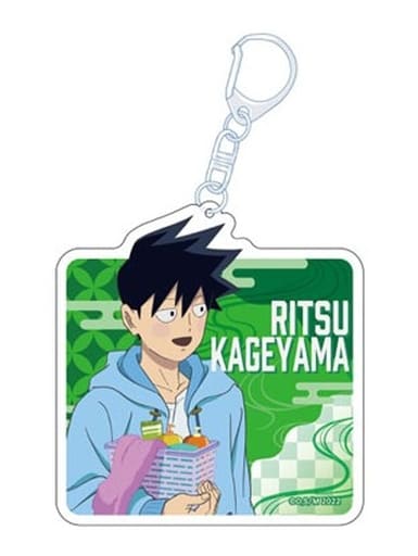 Ritsu Kageyama Mob Psycho 100 III Newly Drawn Acrylic Key Chain Key Chain [USED]