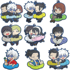 Ieiri Shouko, etc. Jujutsu Kaisen Charabanchoukou Rubber Mascot Kaigyoku Gyokusetsu All 9 Types Set Key Chain [USED]