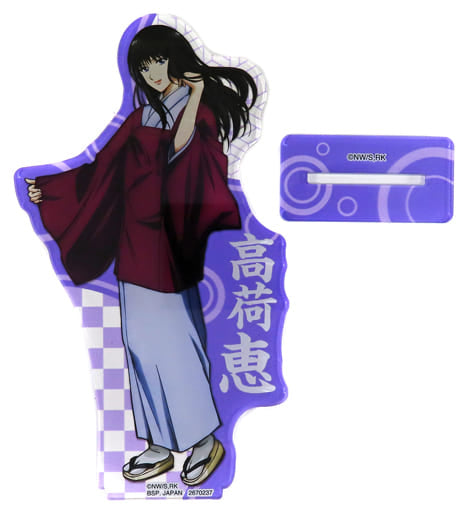 Megumi Takani Rurouni Kenshin: Meiji Kenkaku Romantan Big Acrylic Plate Part 2 Acrylic Stands [USED]