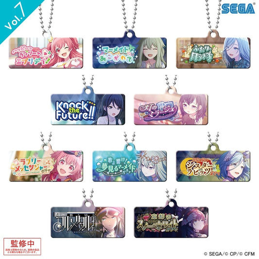 Hatsune Miku: Colorful Stage! Capsule Metal Banner Keychain Collection Vol.7 All 10 Types Set Key Chain [USED]