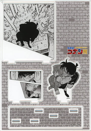 Conan Edogawa Ai Haibara Detective Conan Comic Acrylic Stand 30th Anniversary Detective Conan Exhibition Limited Acrylic Stand [USED]