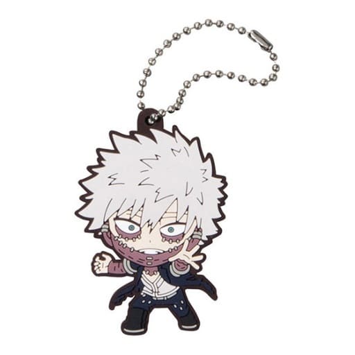 My Hero Academia Dabi Capsule Rubber Mascot 2 Keychains [USED]