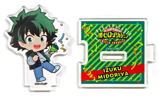 My Hero Academia Izuku Midoriya Trading Acrylic Keychain Sweets Paradise Part 2 Limited Acrylic Stands [USED]