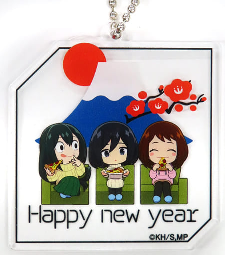 My Hero Academia Tsuyu Asui Yui Kodai Ochaco Uraraka Acrylic Keychain Sweets Paradise Part 2 Limited Included with New Year’s My Hero Academia Cookies Keychains [USED]