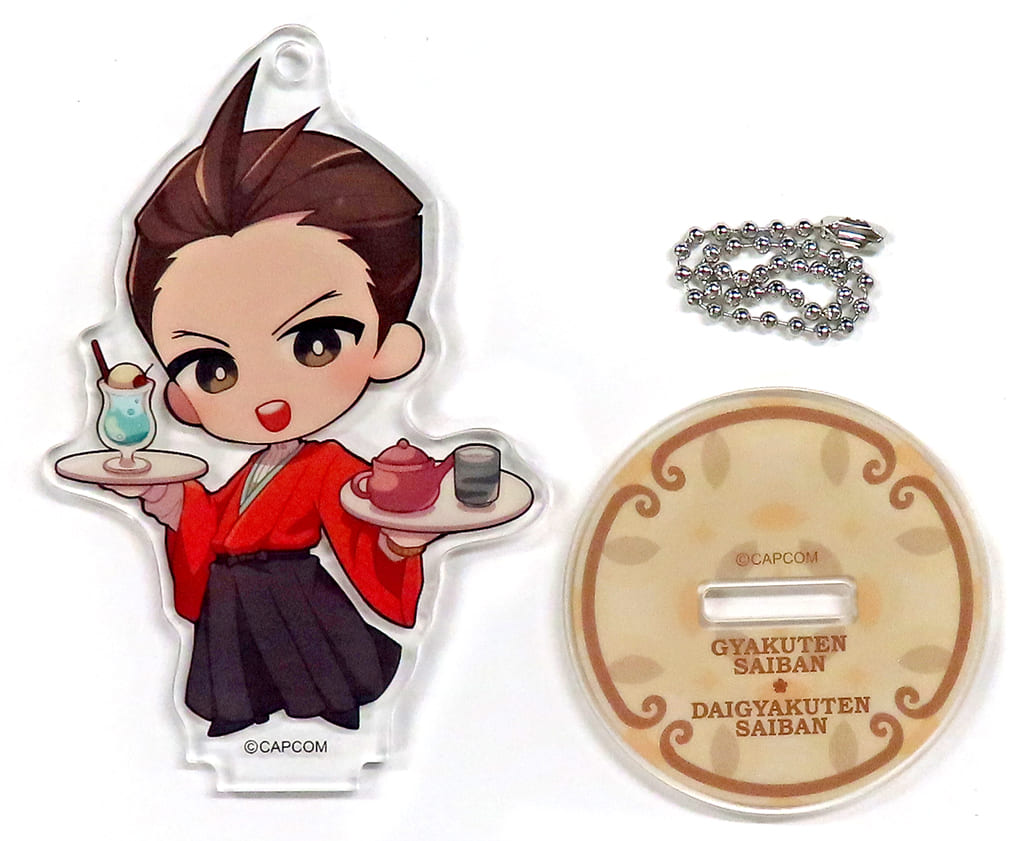 Hosuke Odoroki Ace Attorney Trading Acrylic Stand Key Chain Capcom Cafe Limited Key Chain [USED]