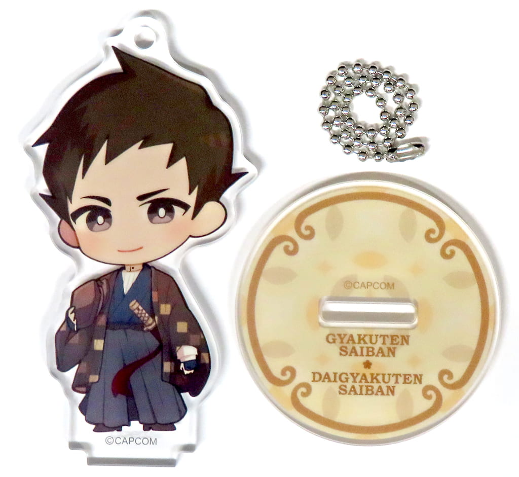 Ryunosuke Naruhodo The Great Ace Attorney Adventures Trading Acrylic Stand Key Chain Capcom Cafe Limited Key Chain [USED]