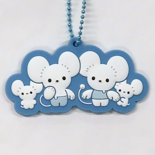 Maushold Light Blue Pokemon Rubber Charm Collection Wakka de Ikka Pokemon Center Limited Charm [USED]