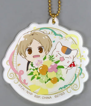 Takashi Natsume Nyanko-sensei Natsume's Book of Friends Ichiban Kuji Anime 15th Welcome to the Anniversary Party Acrylic Charms Prize G Charm [USED]